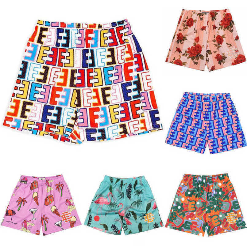 

Ee Men's Luxury Fashion Shorts Eric Emanuel Basic Short New York City Skyline Men Women Jog Pant Fitness Run Loose Sports Pants Mesh Gym Workout Sweatpants Wrvq