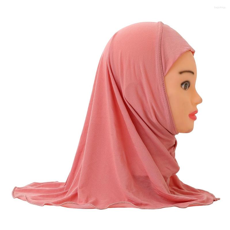 

Ethnic Clothing H061 Beautiful Plain Small Girl Hijab Simple Cute Hats Women's Caps Can Fit 2-6 Years Old Girls