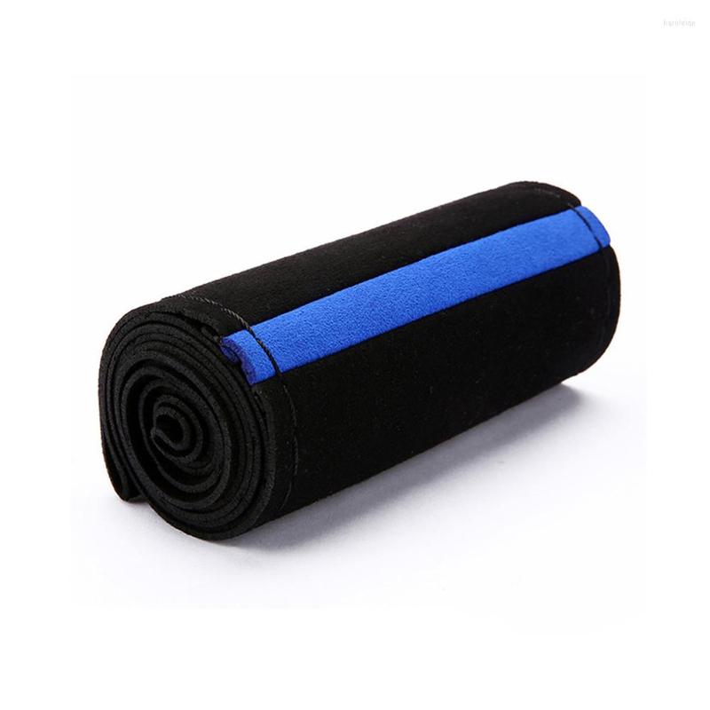 

Steering Wheel Covers Accessory Cover Parts Replacement Sport Anti-Slip Black Blue