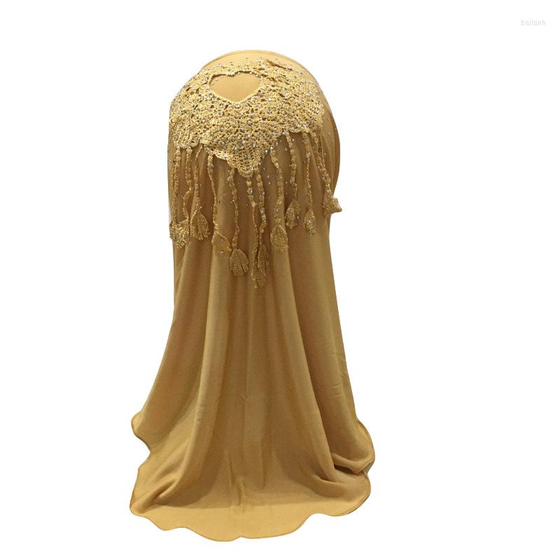 

Ethnic Clothing Muslim Kids Girls Hijab Islamic Diamonds Headscarf Flower Scarf One Piece Children Ramadan Middle East Full Cover Head Wraps