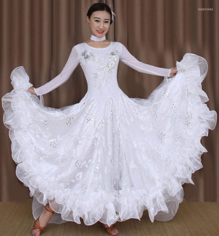 

Stage Wear 2022 Woman Ballroom Dance Dress Different Color Vary Size For Ballroom/Modern/Waltz Female Amazing Fashion 5043, Green