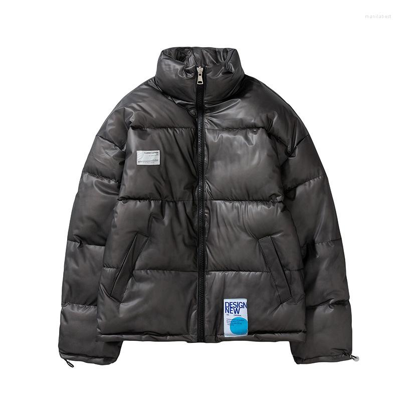 

Men's Down Men Streetwear Hip Hop Blue Winter Bubble Jackets Coat 2022 Women Harajuku Warm Parka Male Korean Fashions Puffer Jacket, 8899 blue-green