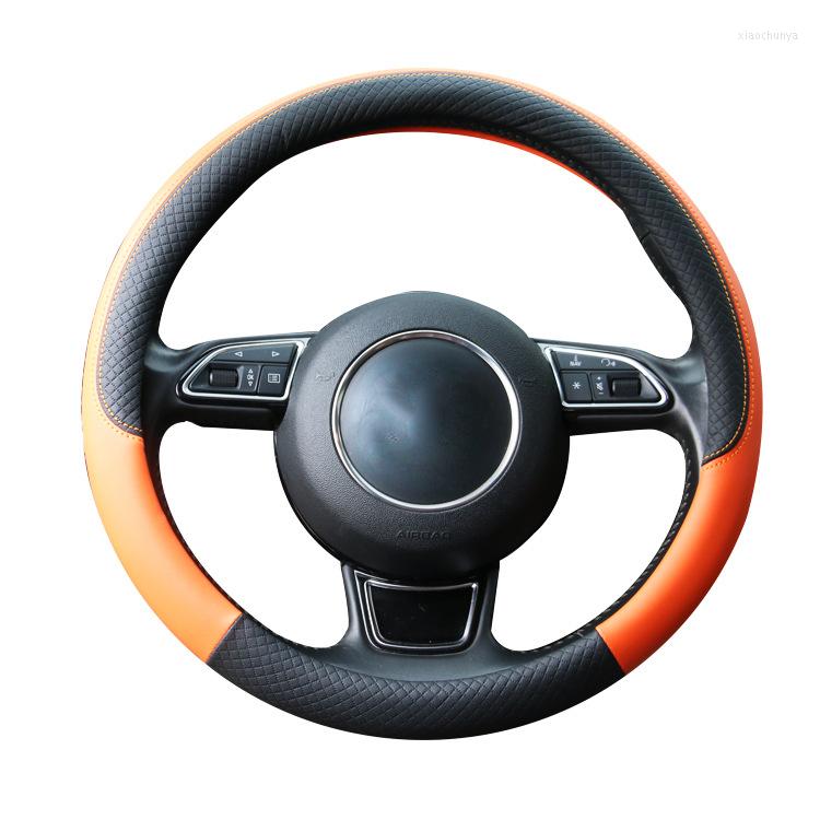 

Steering Wheel Covers Automobile Cover Men's And Women's Leather All Season Breathable Anti Slip Handle