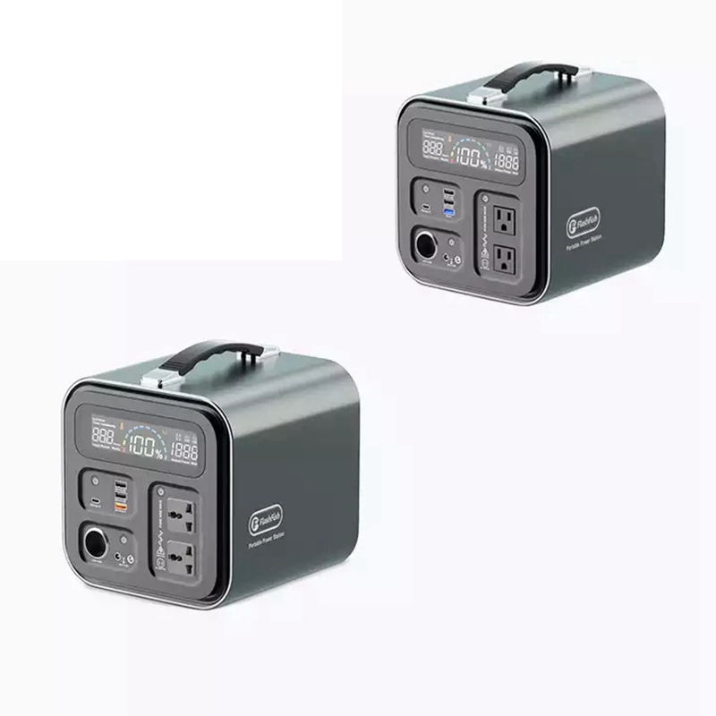 

220 V Volt Portable Power Bank Rechargeable Battery Batteries 600 Watt Portable Solar Generator for Laptop House Home Camping, Black