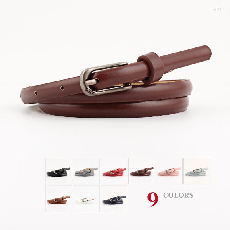 

Belts Woman Fashion Belt 9 Colors Female Waist Antique Pin Buckle For Women Lady Thin Waistband Jeans Luxury Straps, Black