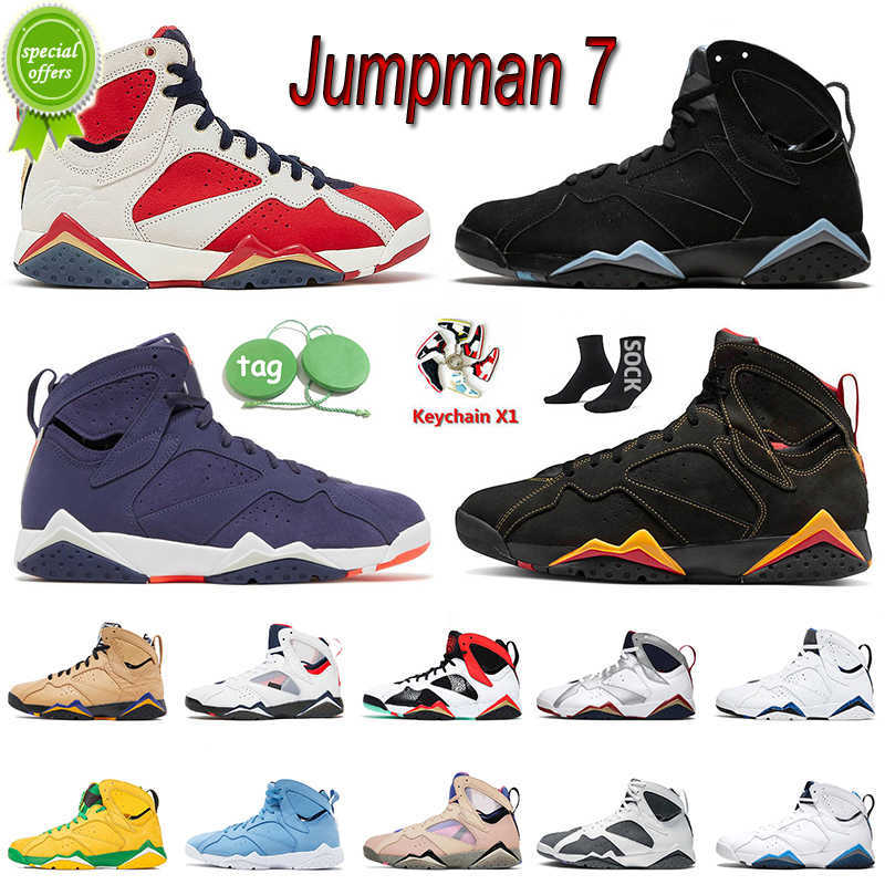 

TOP New 7 Men Women Basketball Shoes Citrus 7s Trophy Room Chambray Quai Afrobeats Pantone Sapphire Flint Mens 2023 Trainers Sports, B23 french blue 36-47