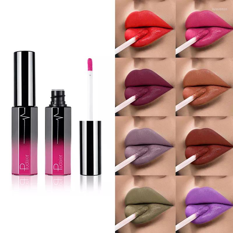 

Lip Gloss Liquid Lipstick Sexy Colors Paint Matte Waterproof Long Lasting Kit Makeup, 29