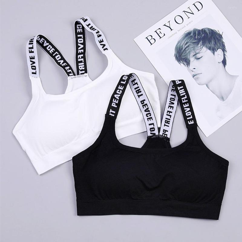 

Yoga Outfit Beautiful Back NoSteel Ring Bra Wrap Around Rag Top Anti Tarnish Sports Underwear Women's Vest Type Shockproof Running, Flesh color