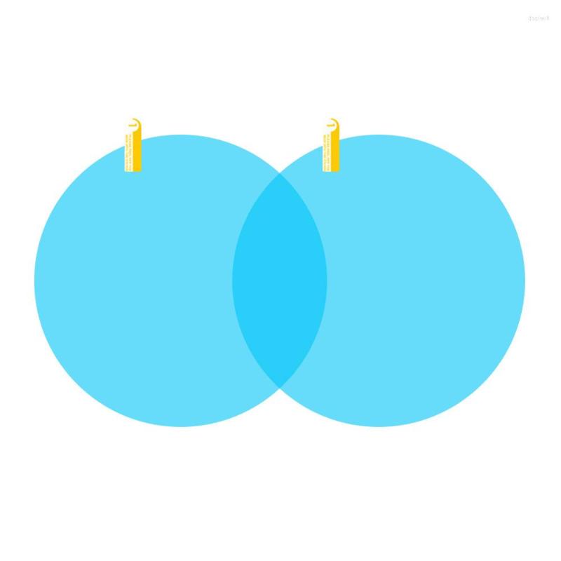 

Interior Decorations Car Accessories Anti-Fog Membrane Waterproof Rainproof Auto Stickers 2PCS Cars Rearview Mirror Window Protective Film