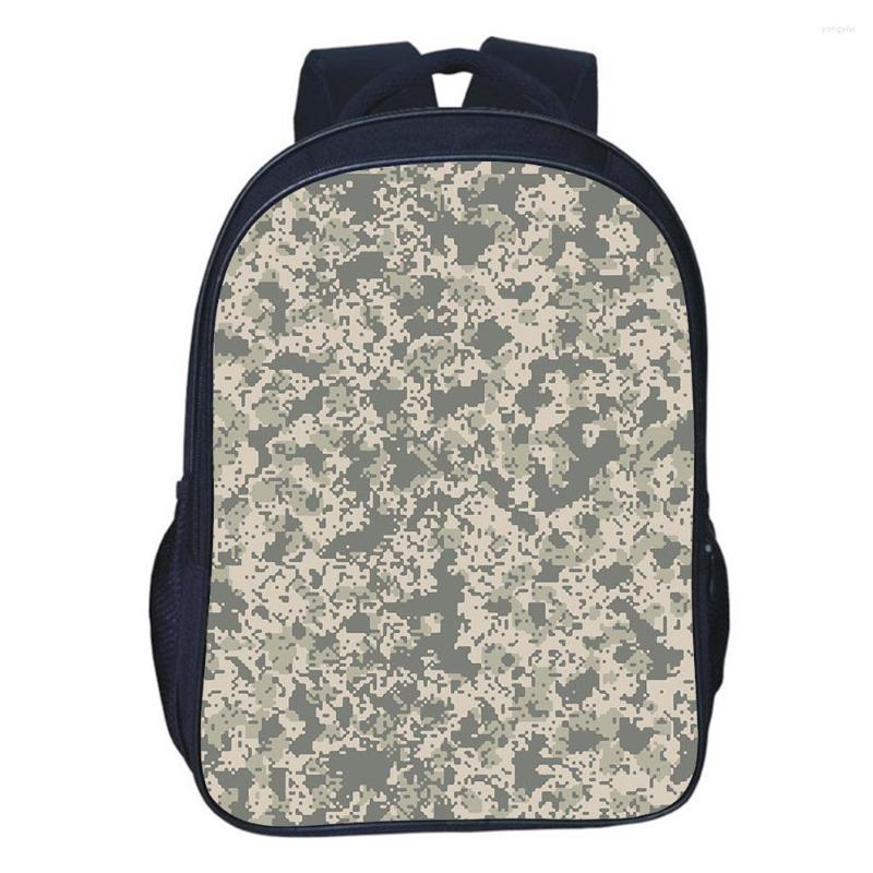 

Backpack Camouflage School Bag Teens Backpacks Boys Girls Cartoon Bookbag Men Knapsack Children Bags Women Rucksack Mochila, A01686-black-16ib6