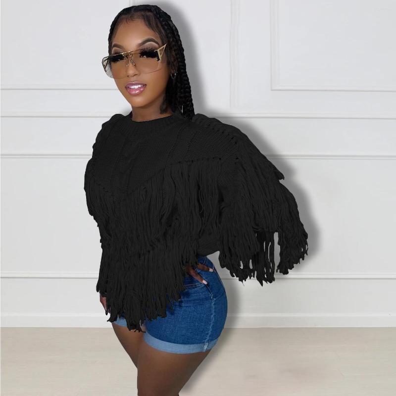 

Women' T Shirts 2023 Recommend Style Solid Color Fall Winter Pullover Retro Women Knitted Tops Sweater Casual Streetwear Wholesale, Green