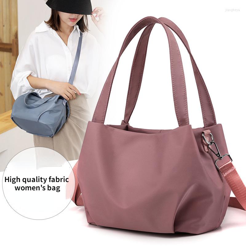 

Evening Bags 2022 Women's Handbag Shoulder Bag Fashion Nylon Cloth Waterproof Crossbody Light Tote, Black