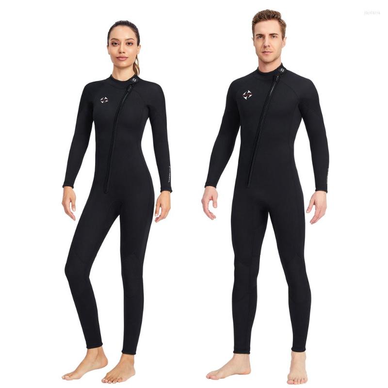 

Women' Swimwear 3MM Neoprene Wetsuit Winter Warm Unisex Surf Full Body Scuba Equipment Underwater Fishing Suit, Men