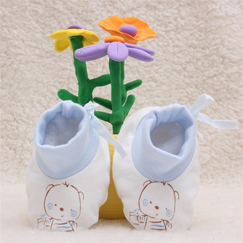 

First Walkers 2022 Adjustable Baby Foot Cover Cartoon Cute Printed Born Shoes Pure Cotton Drawstring Warm Toddler Shoe, See chart