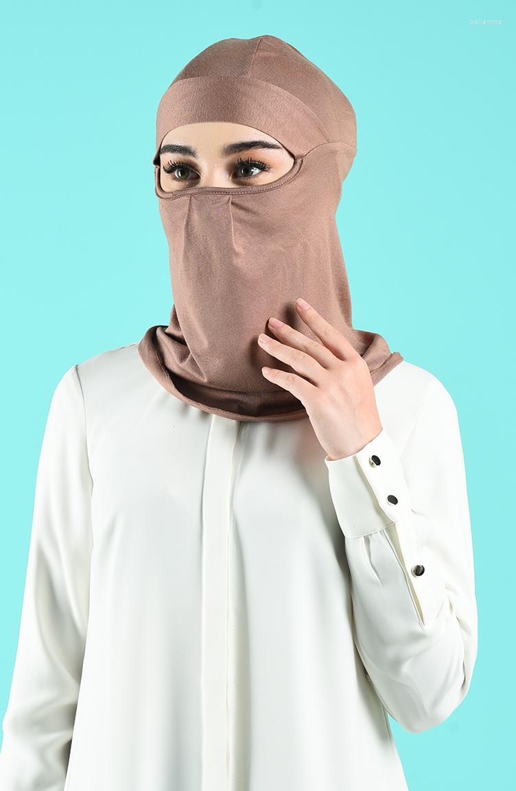 

Ethnic Clothing Minahill Sefamerve Veil Bathing Cap 8802-08 Milk Coffee