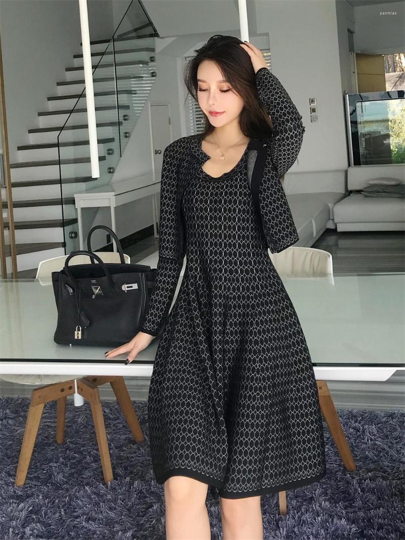 

Casual Dresses Women's Summer Printed Slim Long Sleeved Jacket Bandage Dress Sexy Fluffy Skirt Streetwear Party Suit, Black