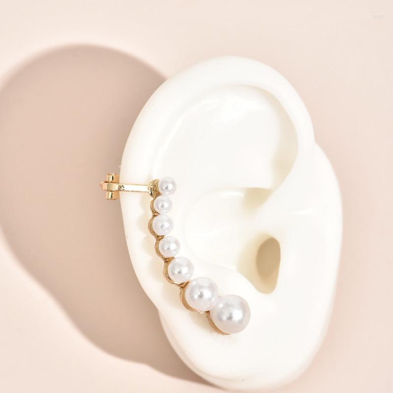 

Backs Earrings Sweet Pearl Clip For Women Girls Trend Jewelry Accessories Gifts