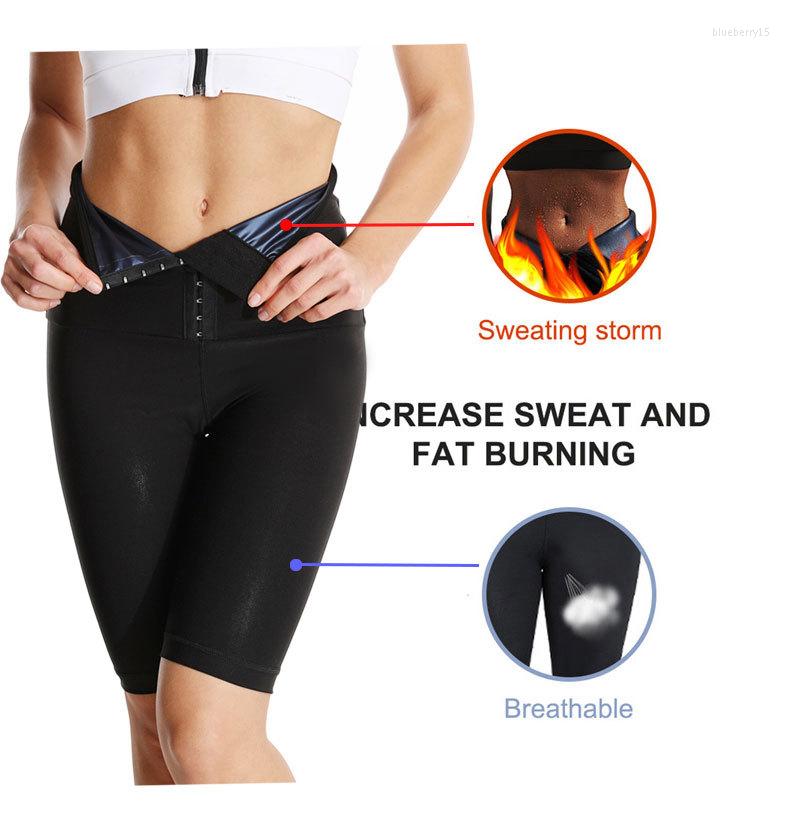 

Women' Shapers Women Sweat Pants High Waist Slimming Shorts Compression Leggings Thermo Workout Exercise Body Shaper Shapewear, Black