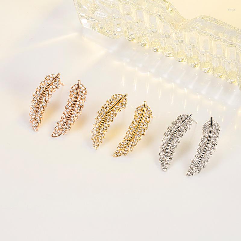 

Stud Earrings 925 Sterling Silver Diamond Earring Females Aros Mujer Oreja Orecchini Mainland China For Women
