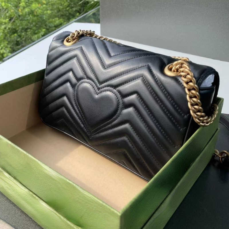 

Marmont Bags Women Shoulder Bag Designers Handbag Messenger Totes Fashion Metallic Handbags Classic Crossbody Clutch Pretty, #1