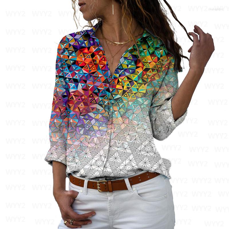 

Women' Polos Spring And Autumn Women Shirt Loose Long-sleeved Casual All-match Blouse, Xxcxcs189