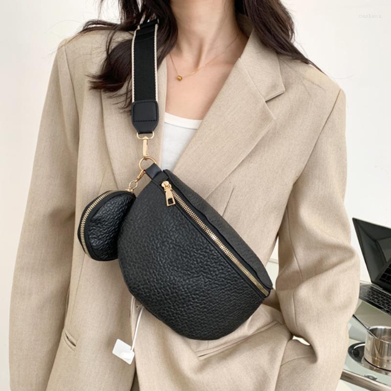 

Waist Bags Ladies Bag Fanny Pack Female Purse PU Leather Belt Women 2022 Fashion Chest Shoulder Crossbody, Pink waist bag