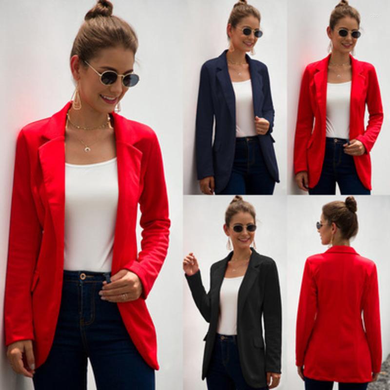 

Women' Suits Ladies Autumn Europe America Slim Fashion Stitching Casual Retro Elegant Korean Small Suit Jacket Long-sleeve Lapel Solid, Black