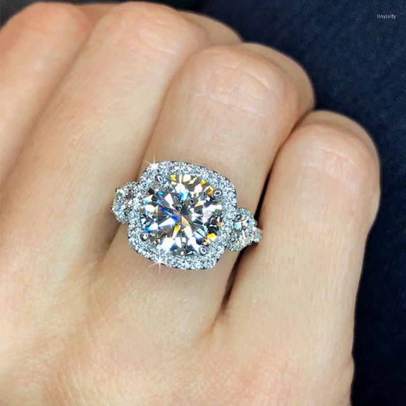 

Wedding Rings CAOSHI High-quality With Dazzling Zirconia Luxury Female Proposal Bands Gorgeous Gift Party Accessories For