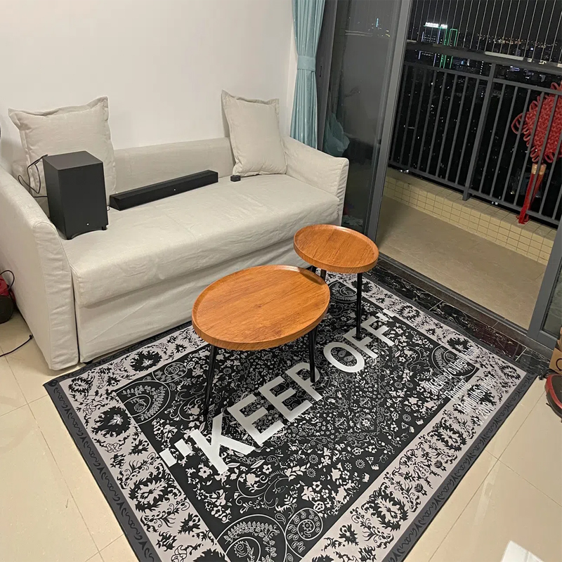 

carpet company Cashew flower bedroom living room rug Netflix trend carpet, Red