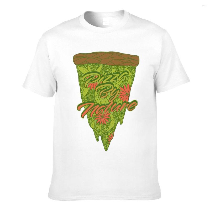 

Men's T Shirts Funny Pizza By Nature Design Shirt Short Sleeve T-shirt, Black