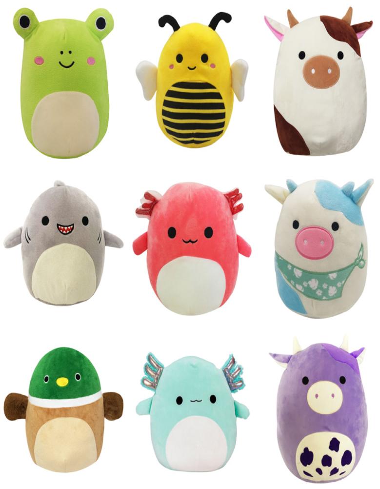 

20cm Kawaii Stuffed Animals Plush Pillow Toy 18 Styles Squishmallow Soft Plush Christmas Toys Gift9302942