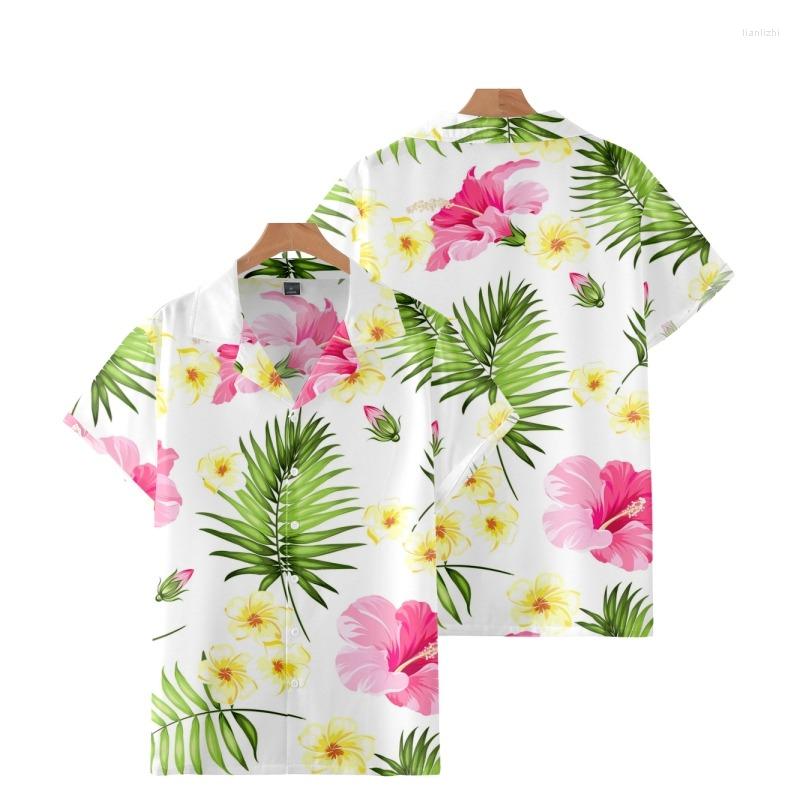 

Men' Casual Shirts Men' Fashion Cuban Collar Hawaiian Y2K Hombre Shirt Palmolive Tree 3D Print Cozy Short Sleeve Beach Oversized, Zy01078a13 eursize