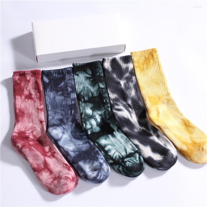 

Men's Socks Winter Autumn Fashion Trend High Quality Maple Cotton Harajuku Street Hip Hop Personality Gradient Sports Basketball