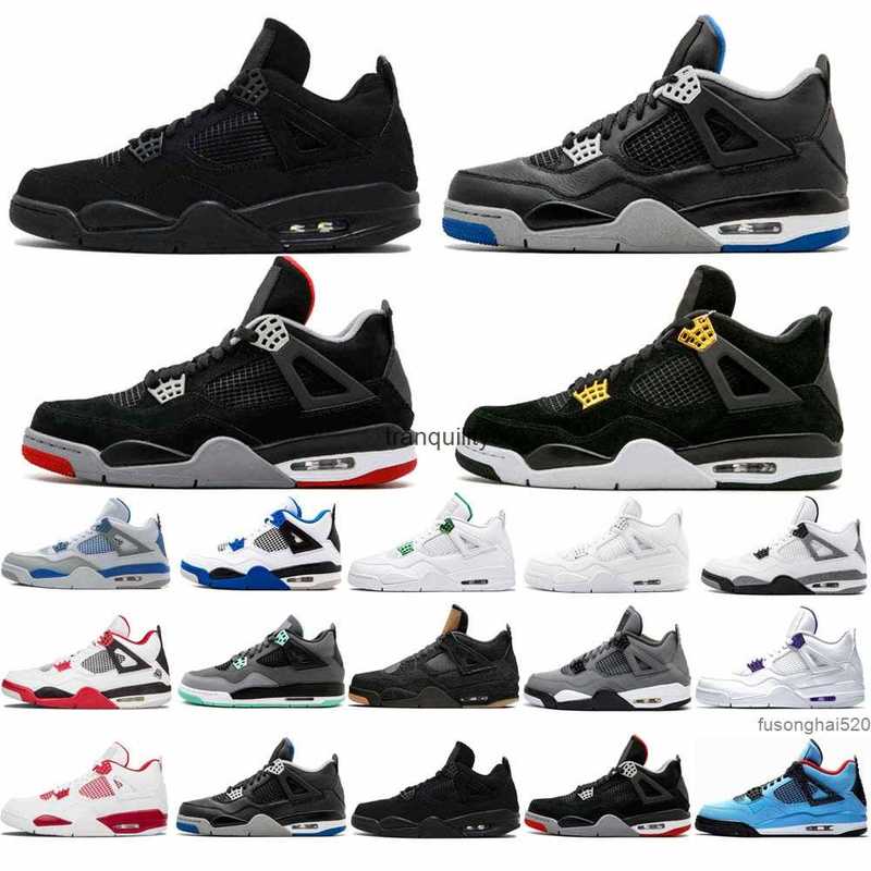 

top og Jumpman 4s Desert Moss Basketball Shoes For Men Women University Blue White Oreo Taupe Haze Bred Sail Court Purple Mens JORDON 4 M1RI, 11