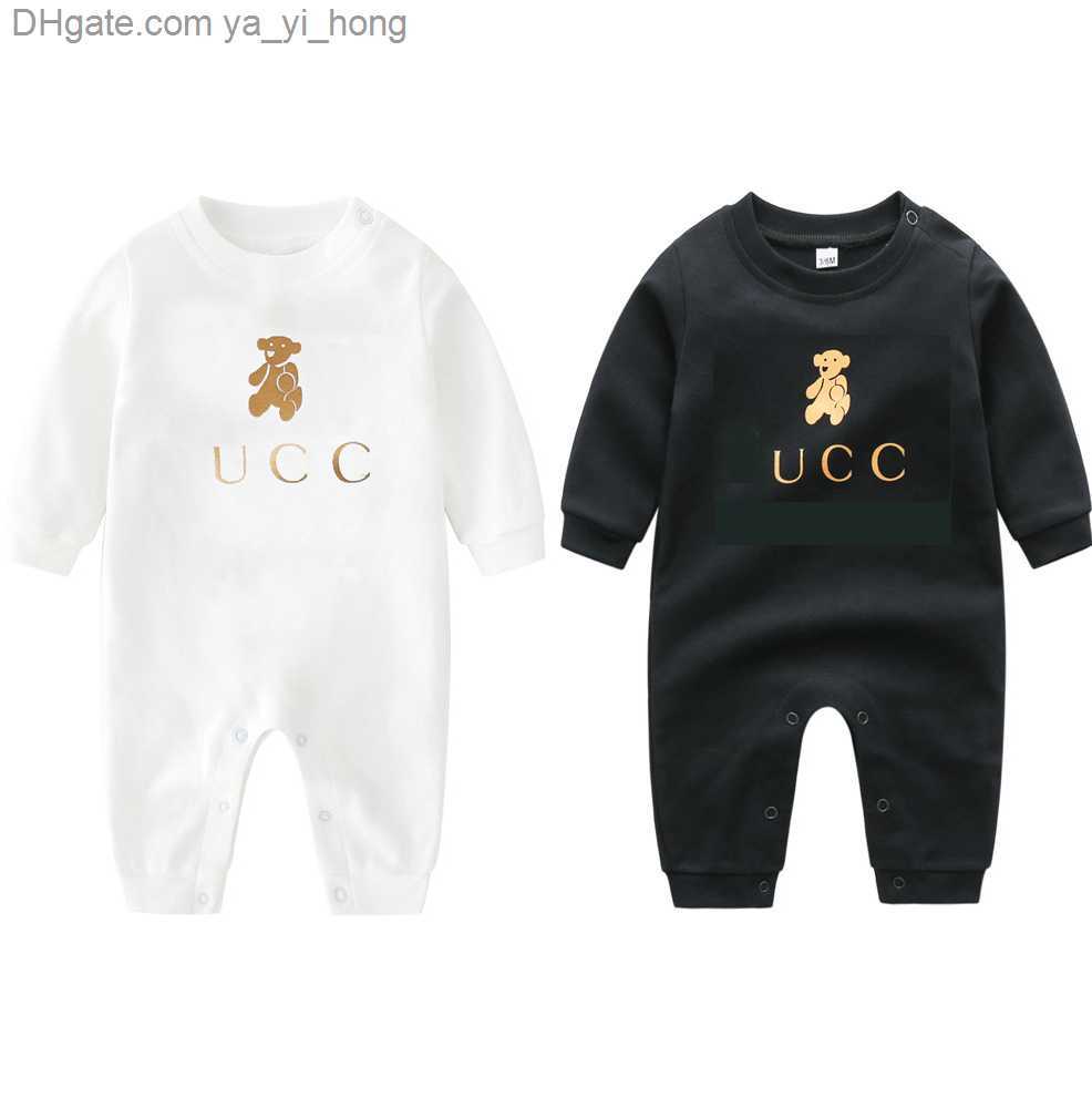 

Infant  Rompers Baby Boy Clothes Cotton Spring Autumn Baby Boys Girls Long Sleeve Rompers Infant Cotton Jumpsuits yayihong, Black