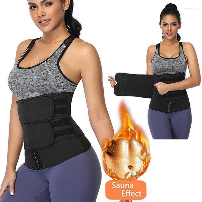 

Women' Shapers Waist Trainer Cincher Corset Weight Loss Neoprene Body Shaper Modeling Straps Workout Slimming Belt, Black