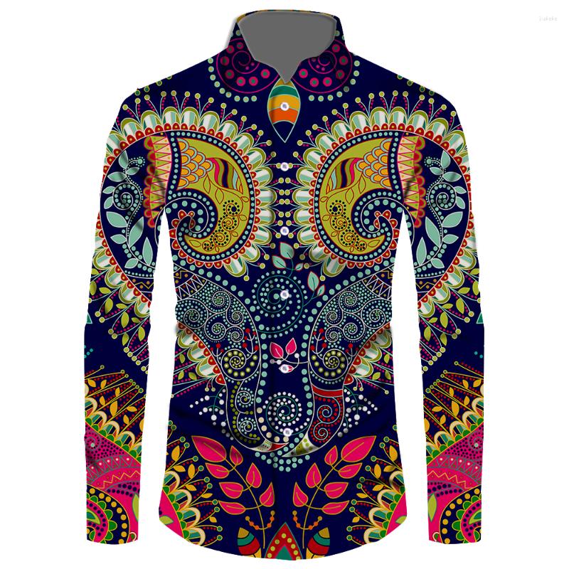 

Men's Casual Shirts Factory Outlet Spring And Summer Fashion Men Long Sleeve Lapel Streetwear Outerwear Chic Masculino Camisa Pattern Custom, Rcpsl21092997