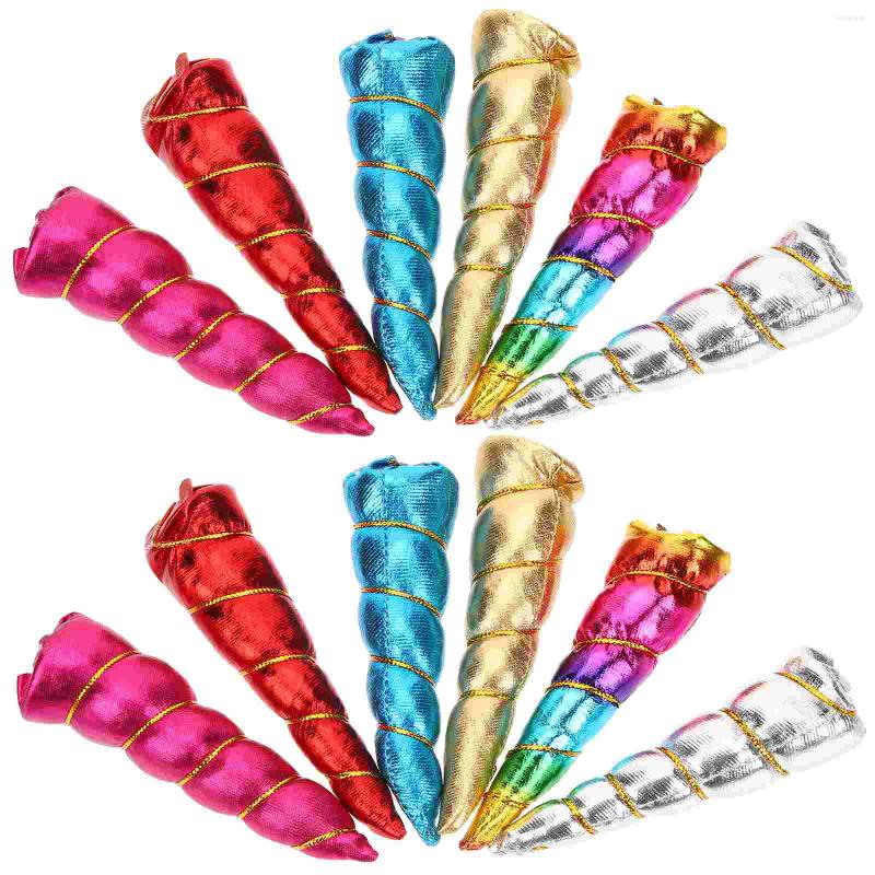 

Bandanas Horn Horns Headband Diy Rainbow Tiara Kids Supplies Making Accessories Hairheadpiece Cosplay Girls Band Head Animal Metallic
