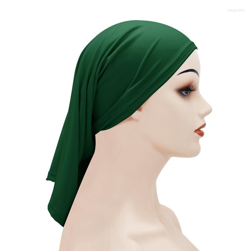 

Ethnic Clothing Islamic Muslim Women Head Scarf Underscarf Hijab Cover Headwrap Solid Color Hijabs Arab Headscarf Elastic Brand