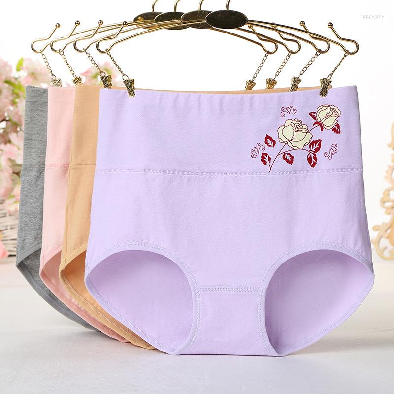 

Women's Panties Sexy Underwear Women High Rise Cotton Briefs Print Plus Large Size Calcinhas Lingerie Panty Underpants Girls, Black