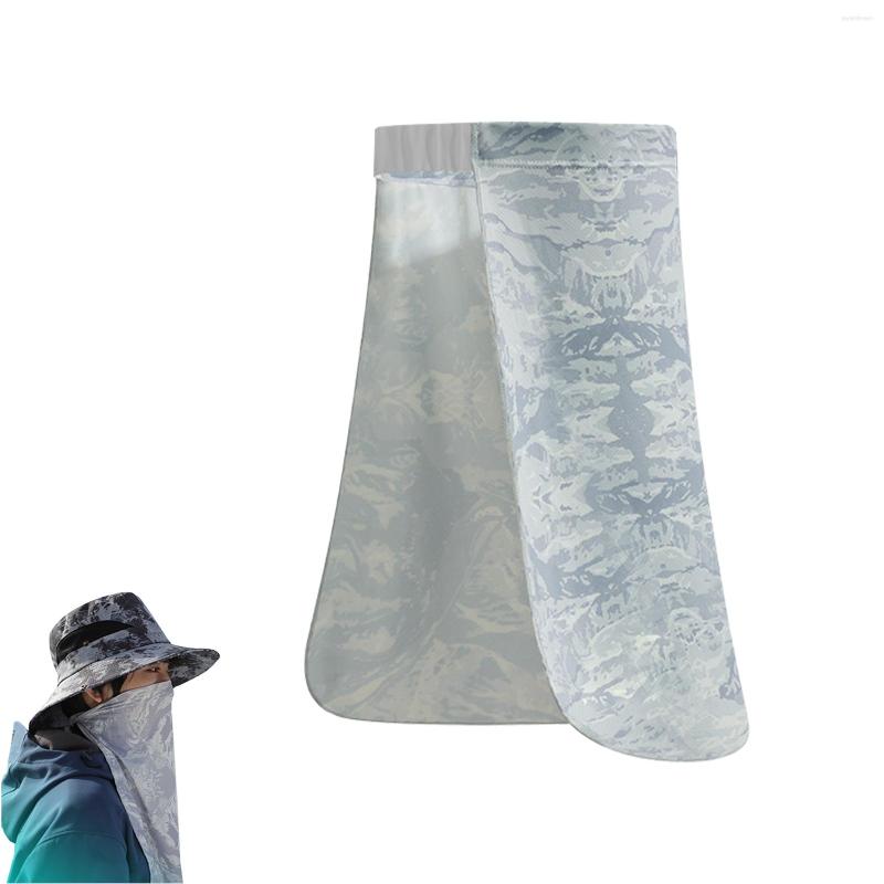 

Bandanas Hat Drape Summer Silk Cycling Headband Neck Flap Sun Protection From The In Travel Beach Golf For