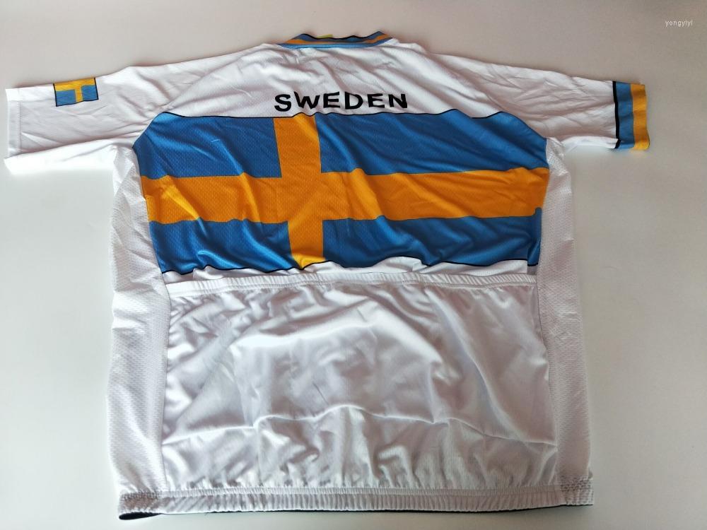 

Racing Jackets 2022 Sweden Classic Cycling Jersey Bike Wear Ropa Ciclismo Men's Short Sleeve Mountain Summer Team Clothing, Style photo