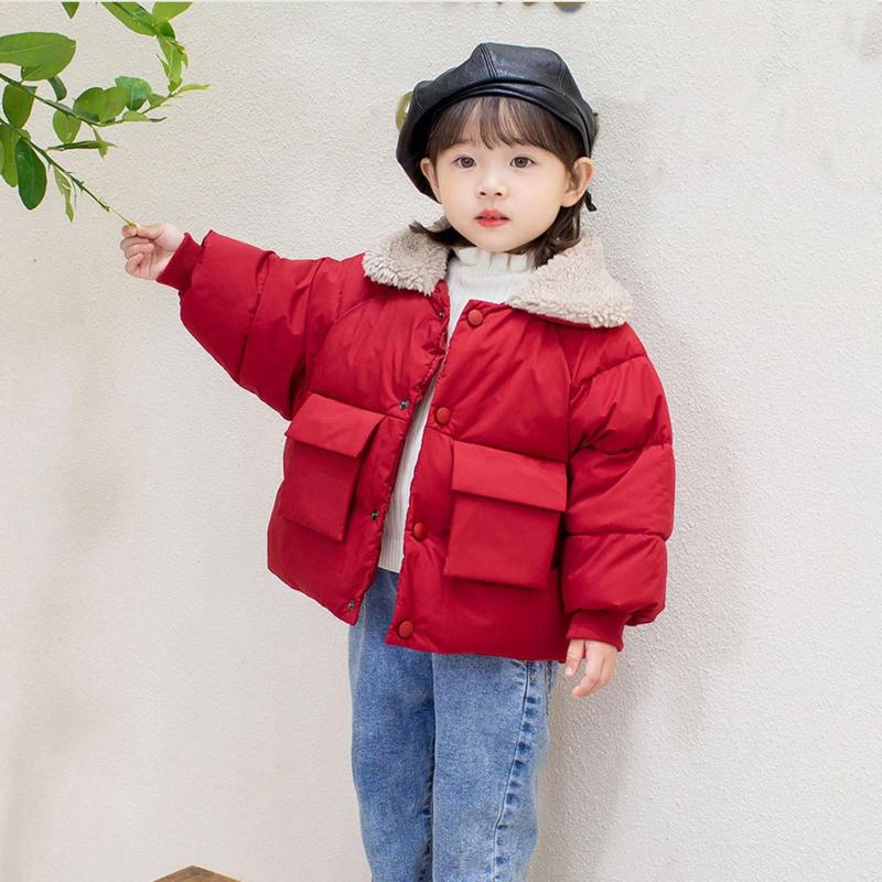 

Jackets Toddler Fleece Winer Coat Jacket Warm Baby Winter Coats Kids Outerwear Boys Girls, Black