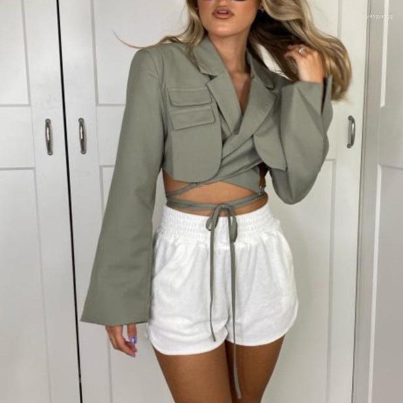 

Women' Suits Summer Jackets For Women 2022 Fashion Slim Blazers Elegant Cropped Blazer Office Clothes Pink Designer, Black