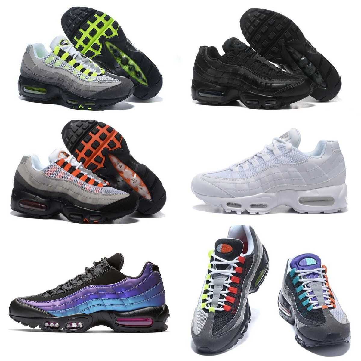

Designers Mens 95 Running Shoes Yin Yang OG Airs Solar Triple Black White 95s Seahawks Particle Grey Neon Red Greedy 3.0 Laser Fuchsia Walking Trainer Sports Sneakers, Please contact us