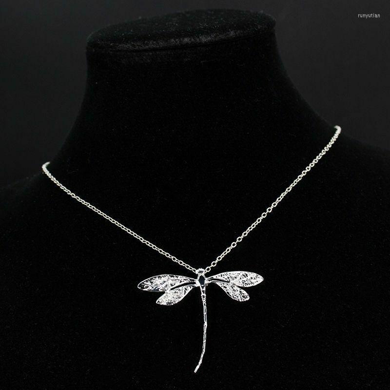 

Pendant Necklaces Fashion Women Necklace Jewelry Dragonfly 24 Inches Chain