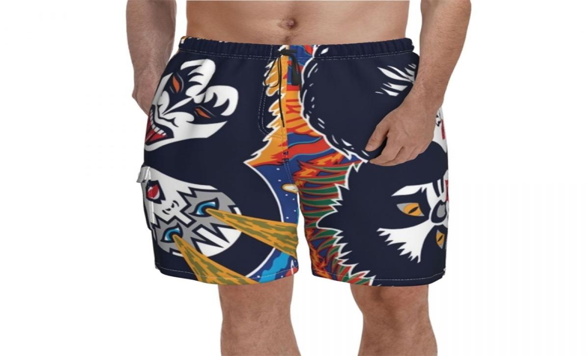 

Kiss Band Board Shorts Music Comfortable Beach Short Pants Men s Custom Large Size Swimming Trunks Birthday Present 2206118961445