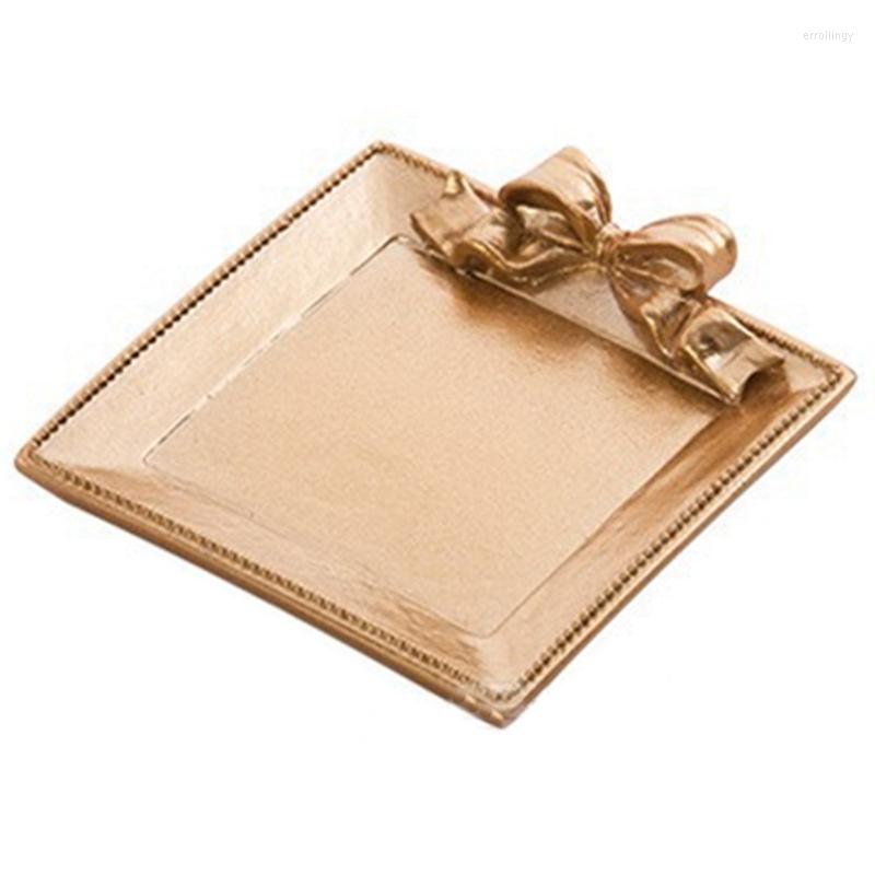 

Jewelry Pouches Retro Resin Bow Tray Old Po Props Earrings Ring Storage