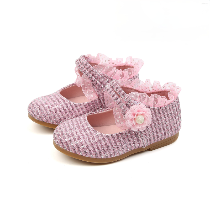 

Athletic Shoes Autumn 2022 Children's Girls Flower Lace Princess Performance Single Dance