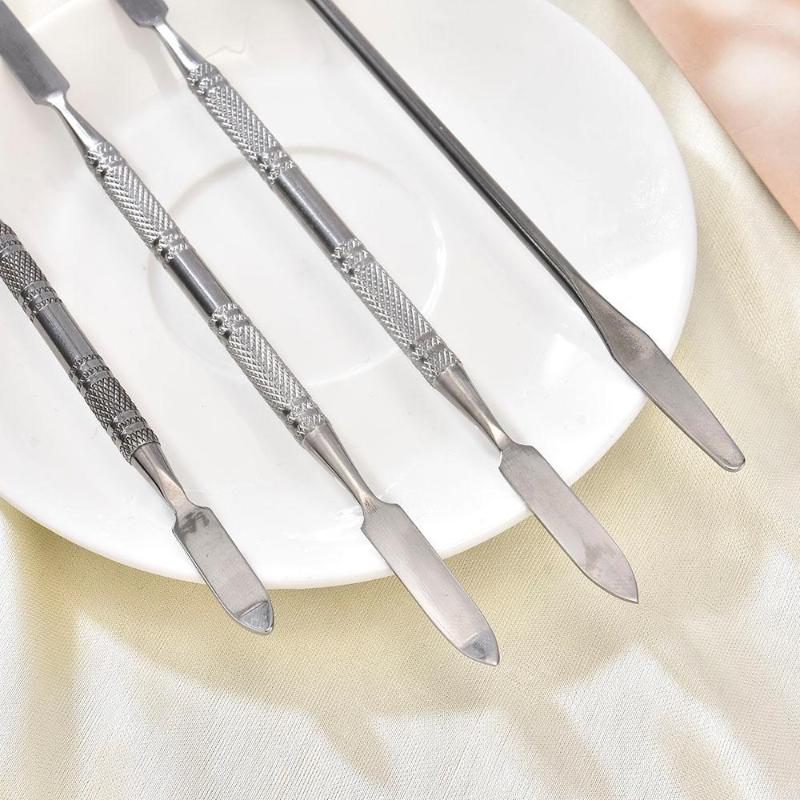 

Nail Art Kits HEALLOR Stainless Steel Cuticle Remover Double Sided Finger Dead Skin Push Pusher Manicure Care Tool